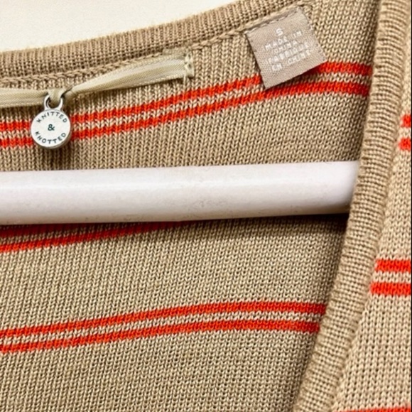 ANTHROPOLOGIE | Knitted and Knotted Elodie Striped Sweater Dress | Small - Picture 4 of 4